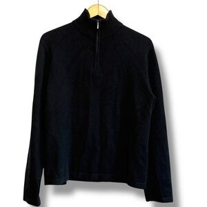 Vintage Target Branded Women's 1/4 Zip Cashmere Sweater SZ M Y2K Preppy Cottage